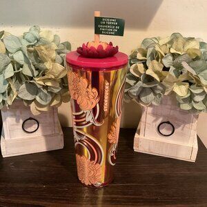 Collectible limited edition flower straw